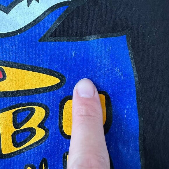 Champion Small Black Malibu California T Shirt Ronald McDonald Surfing Graphic - Picture 2 of 9